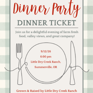 Dinner Party Ticket